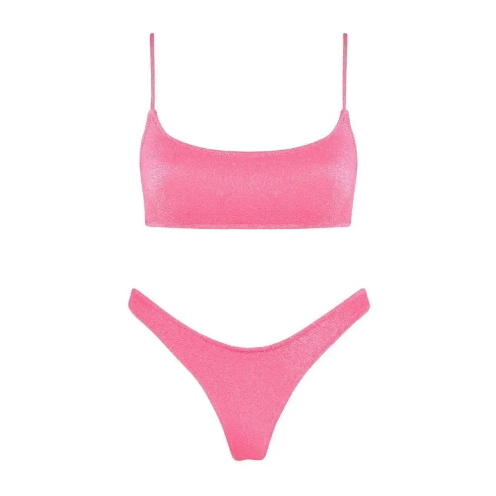 TRIANGL MICA CHEEKY PITAYA SPARKLE + BAG 💕 NEW WITH TAGS - Picture 6 of 10